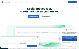Hootsuite Homepage