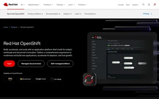 Openshift Product Page With Pipeline Console View