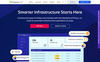 Chef Homepage With The Chef 360 Console