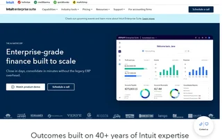 Intuit Enterprise Suite Homepage
