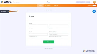 Form Builder Canvas