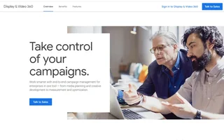 Display And Video 360 Homepage Hero