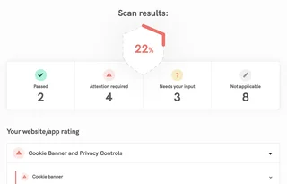 Cookie Scan Results Report