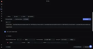 Alert Rule Editor With Promql Threshold