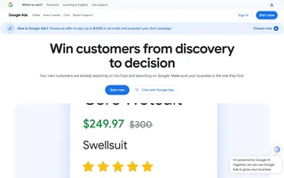 Google Ads Homepage