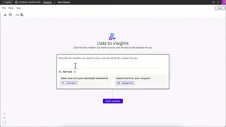 Quick Suite Scenarios Data To Insights Canvas
